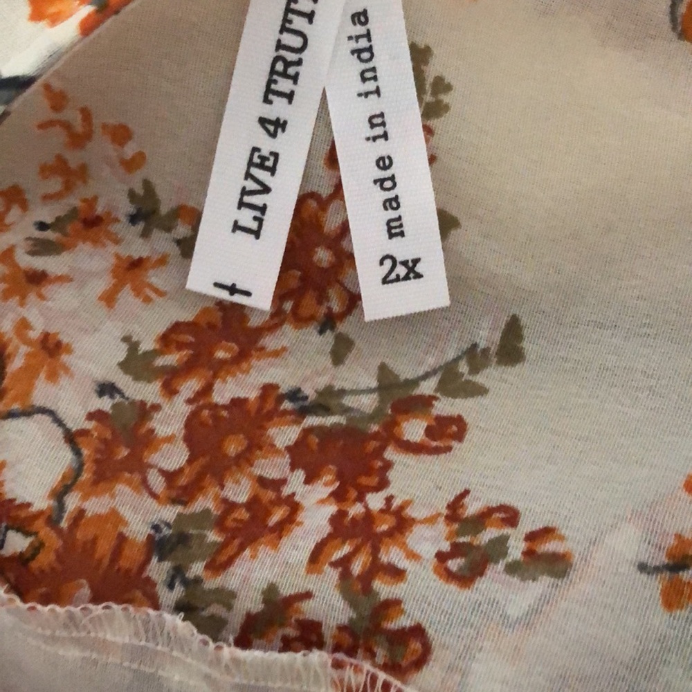 Women’s spring Open front long floral kimono cardigan topper - Picture 11 of 12